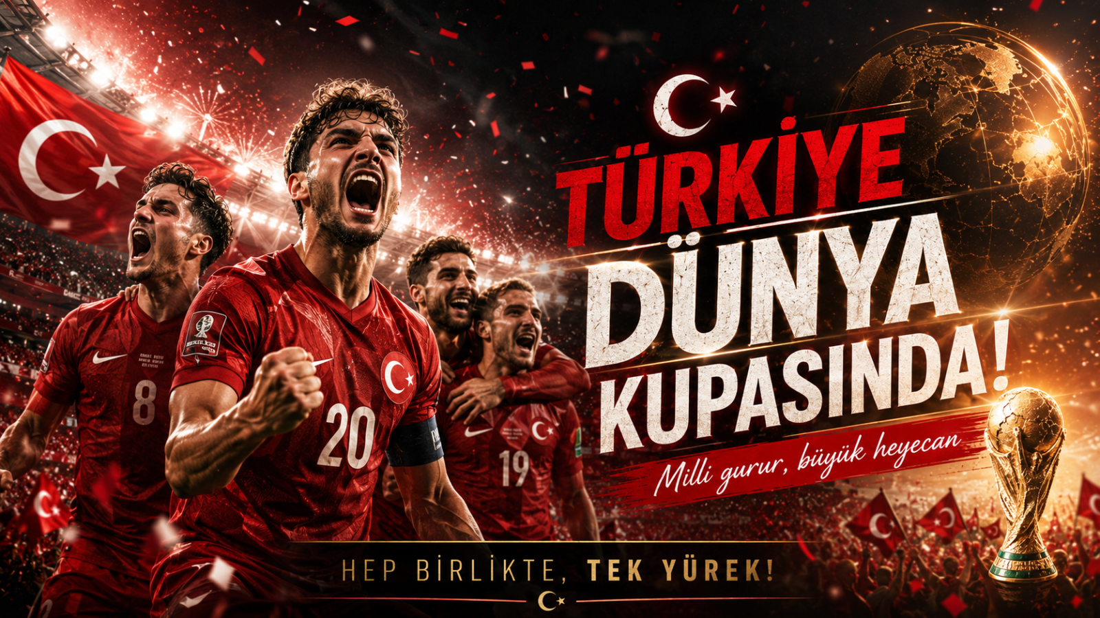 24 yıl sonra o şarkı yeniden: Milli Takım Dünya Kupası'nda